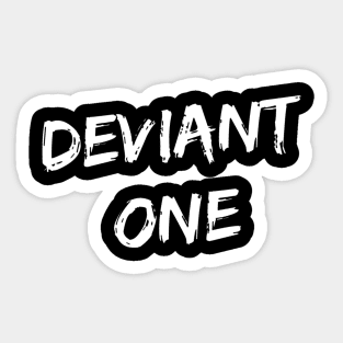 Deviant One© (Lettering) Sticker